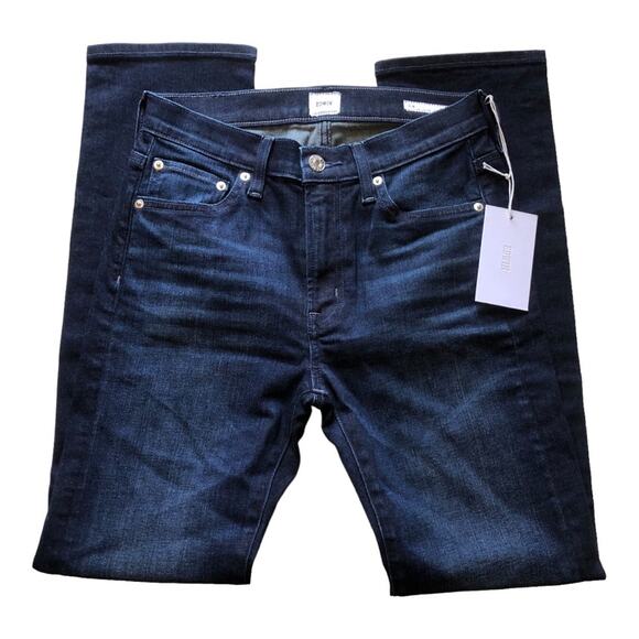 Edwin NWT Elin Relaxed Straight Leg Mid Rise Jeans Dark Indigo Legend Size 24 - Picture 7 of 16